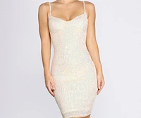 Glow Girl Sequin Midi Dress