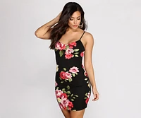 Adore Me Floral Mini Dress