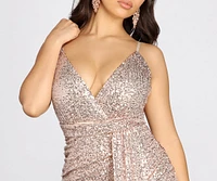 Shimmer Queen Sequin Mini Dress