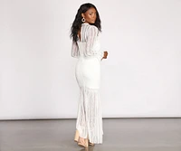 Blissful Lace Maxi Dress