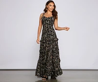 Floral Desire Ruffled Maxi Dress