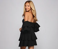 Ravishing Ruffles A-Line Mini Dress