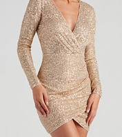 Chic Glow-Up Sequin Bodycon Dress