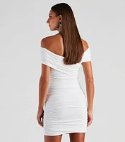 Wrapped Chic Style Mini Dress