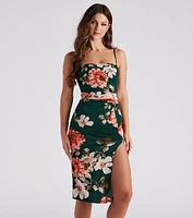 Blooming Beauty Floral Midi Dress