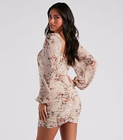 Effortless Beauty Floral Mini Dress