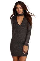 Camera Lights Drape Dress
