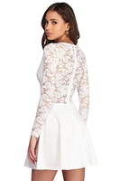 Lace Obsession Skater Dress