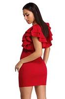 Everyday I'm Rufflin' Dress
