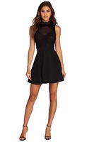 Make An Entrance Skater Dress