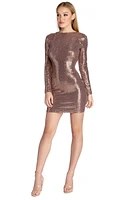 Dip Back Sequin Dress