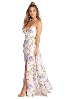 Wrapped Florals Maxi Dress