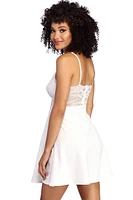 Lavish Lace Skater Dress