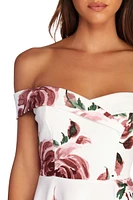 Flirty Florals Skater Dress