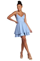 Daytime Affair Ponte Skater Dress