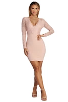 Lace Beauty Mini Dress