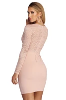 Lace Beauty Mini Dress