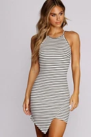 Striped and Sexy Racer Dress