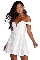 Daydream Lace Skater Dress