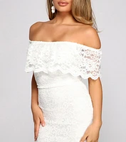 Stunner Lace Midi Dress