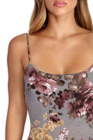 Floral Frenzy Open Back Maxi