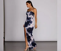 Trendy Tie Dye Maxi Dress