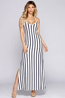 Own It Striped Maxi Dress