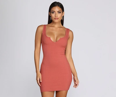 Notch Your Average Mini Dress