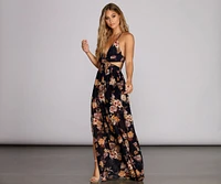 Tea Garden Floral Maxi Dress