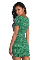 Emerald City Cutout Mini Dress