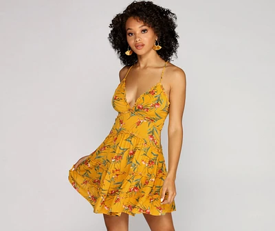 Sunshine Glow Mini Dress