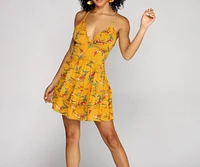 Sunshine Glow Mini Dress