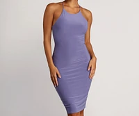 Essential Sleek Midi Dress