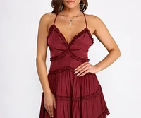 Ruffle Ride Skater Dress