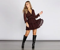 Romancing Ruffles Skater Dress