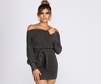 Keepin' Knit Cozy Sweater Dress