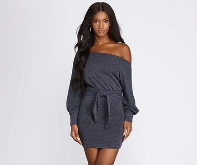 Keepin' Knit Cozy Sweater Dress