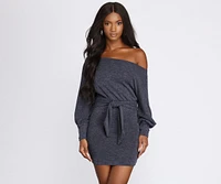 Keepin' Knit Cozy Sweater Dress