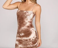 Major Trendsetter Tie-Dye Mini Dress