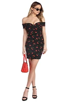 Cherry Hot-Rod Bodycon