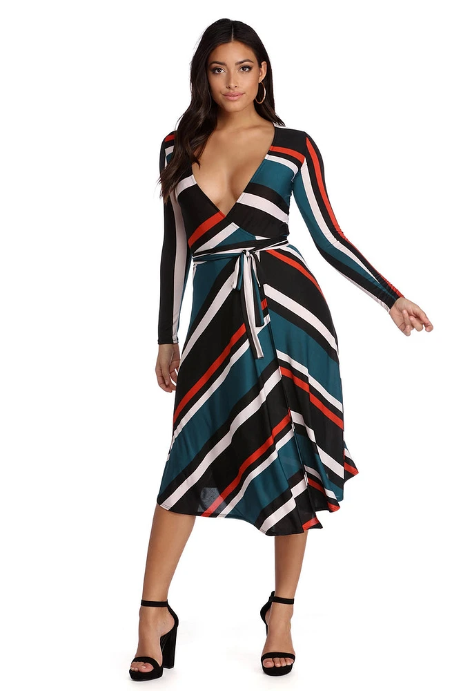 Multi Wrap It Up Dress