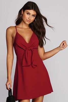 Sweetly Tied Skater Dress