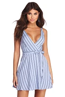Walk The Line Skater Dress