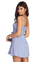 Walk The Line Skater Dress
