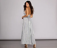 Set Sail Striped Maxi Dress