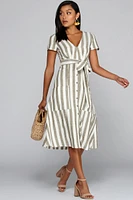 The Midi Linen Dress