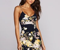 Fearlessly Floral Mini Dress