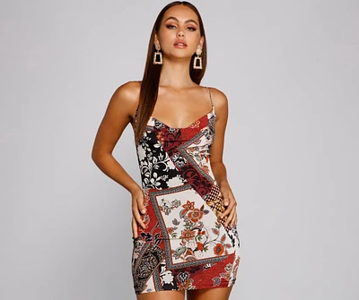 Baroque Bohemian Glam Mini Dress