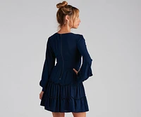 Flirty And Flowy Woven Mini Dress