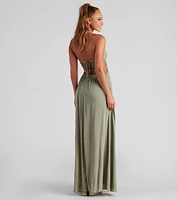 Ready Set Vacay Gauze Maxi Dress